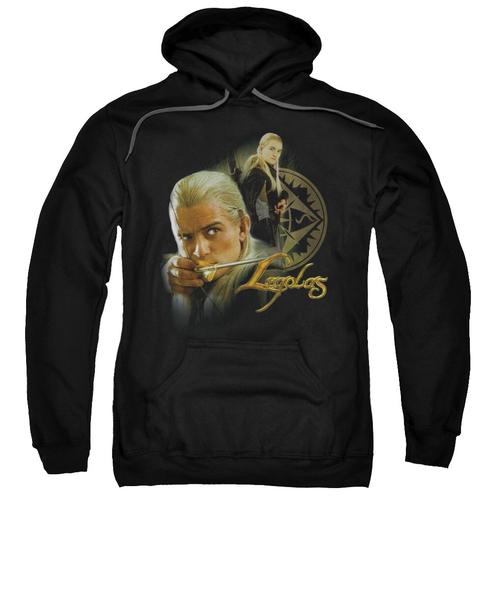 Legolas Sweatshirt featuring the digital art Lor - Legolas by Brand A