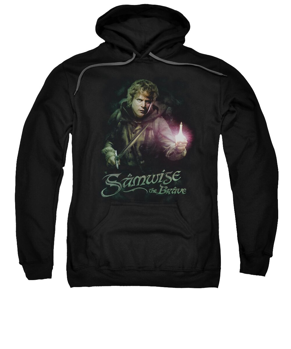 Sweatshirt featuring the digital art Lor - Samwise The Brave by Brand A