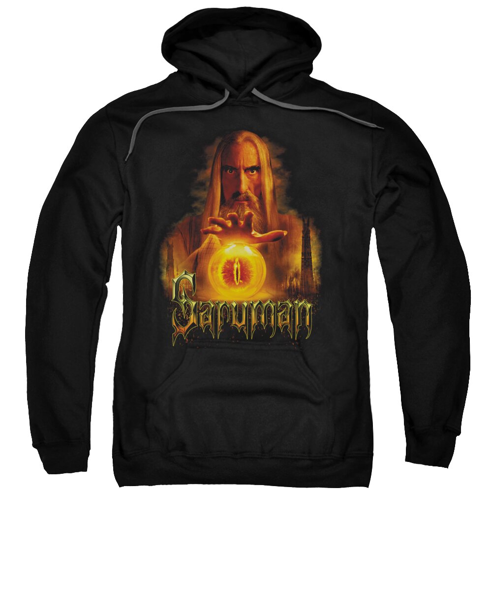  Sweatshirt featuring the digital art Lor - Saruman by Brand A