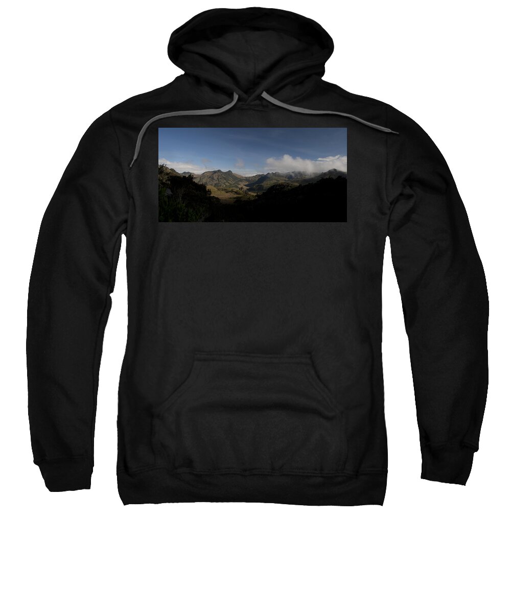 Los Nevados Natural Park Sweatshirt featuring the photograph Los Nevados Natural Park Central Andes Colombia by Tony Mills