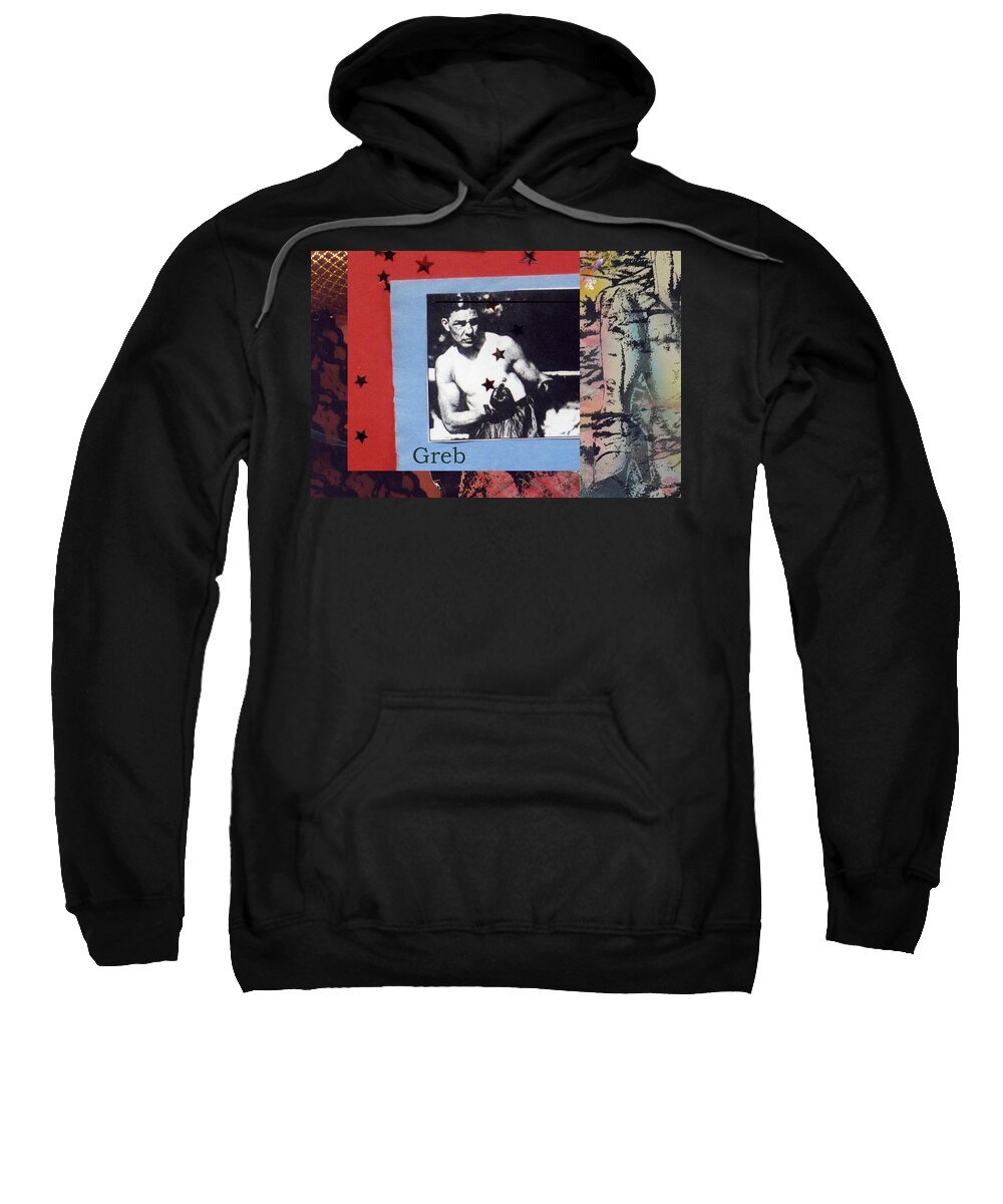 Boxers Sweatshirt featuring the photograph Love and War Greb by Mary Ann Leitch