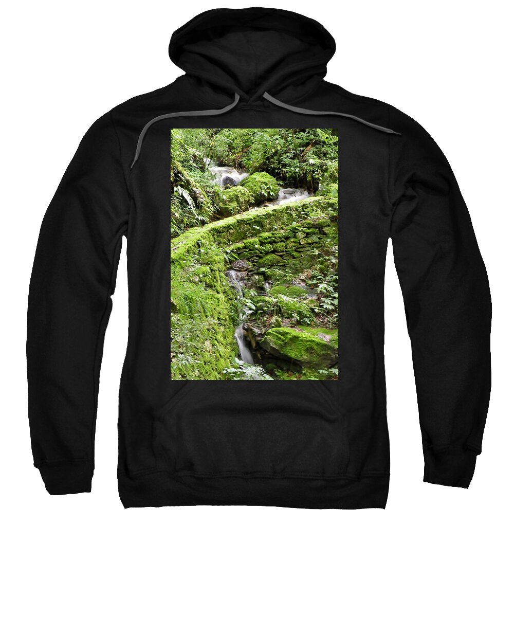 Waterfall Sweatshirt featuring the photograph Lovely Waterfall by Kim Bemis