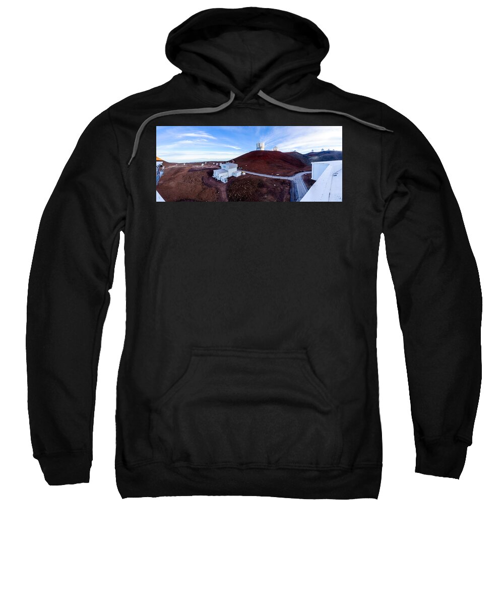 Hawaii Sweatshirt featuring the photograph Mauna Kea Observatory Sunrise by Jason Chu