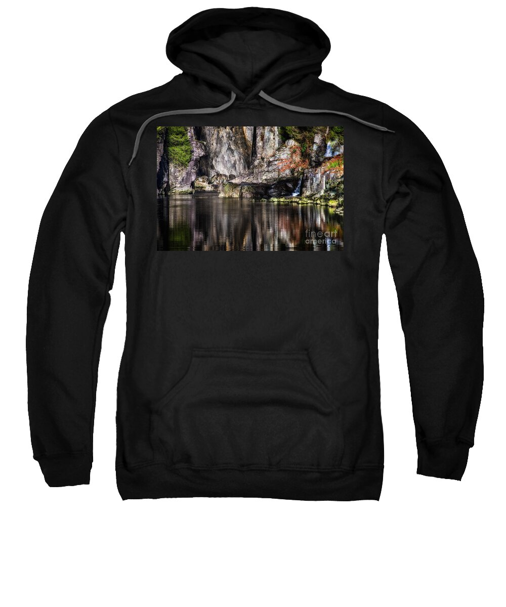 Vancouver Sweatshirt featuring the photograph Morning Reflections by Jennifer Magallon