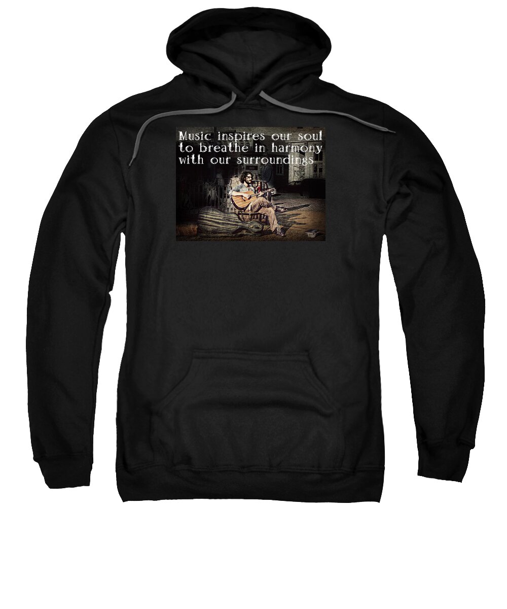Music Sweatshirt featuring the photograph Musical Inspiration by Melanie Lankford Photography