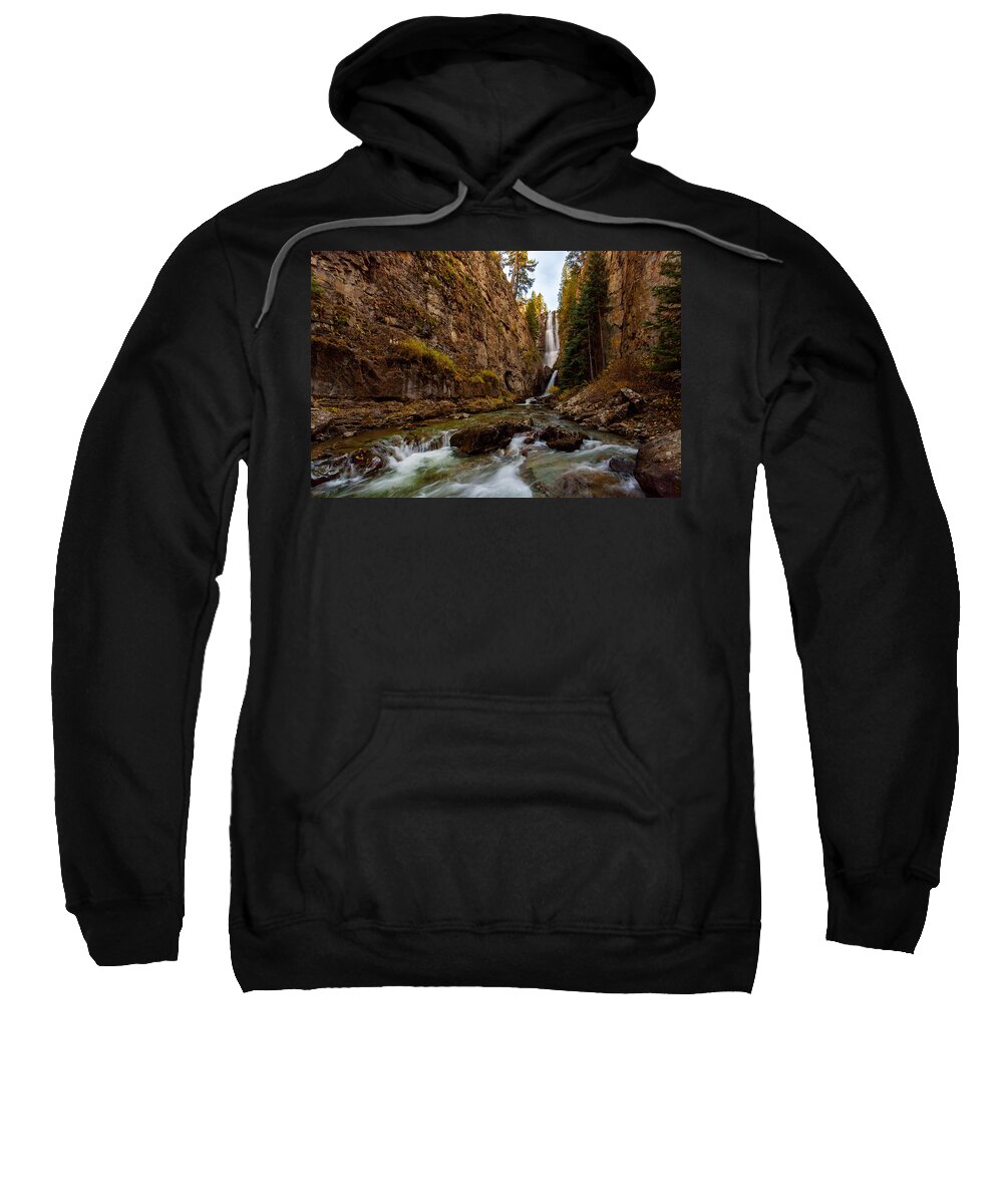Nature Sweatshirt featuring the photograph Mystic Falls II by Steven Reed