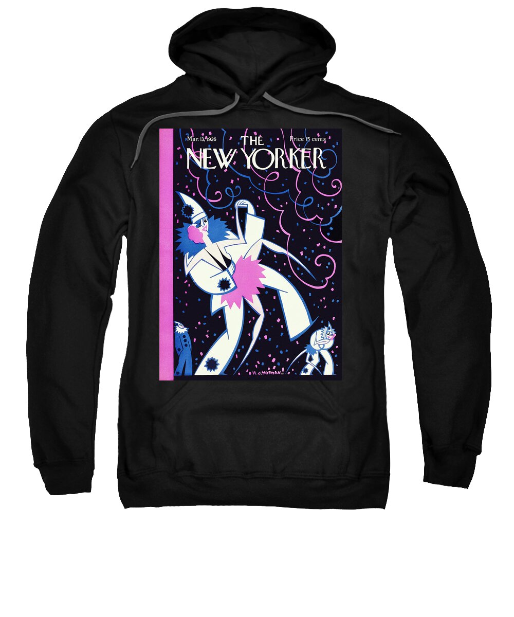 Illustration Sweatshirt featuring the painting New Yorker March 13 1926 by H O Hofman