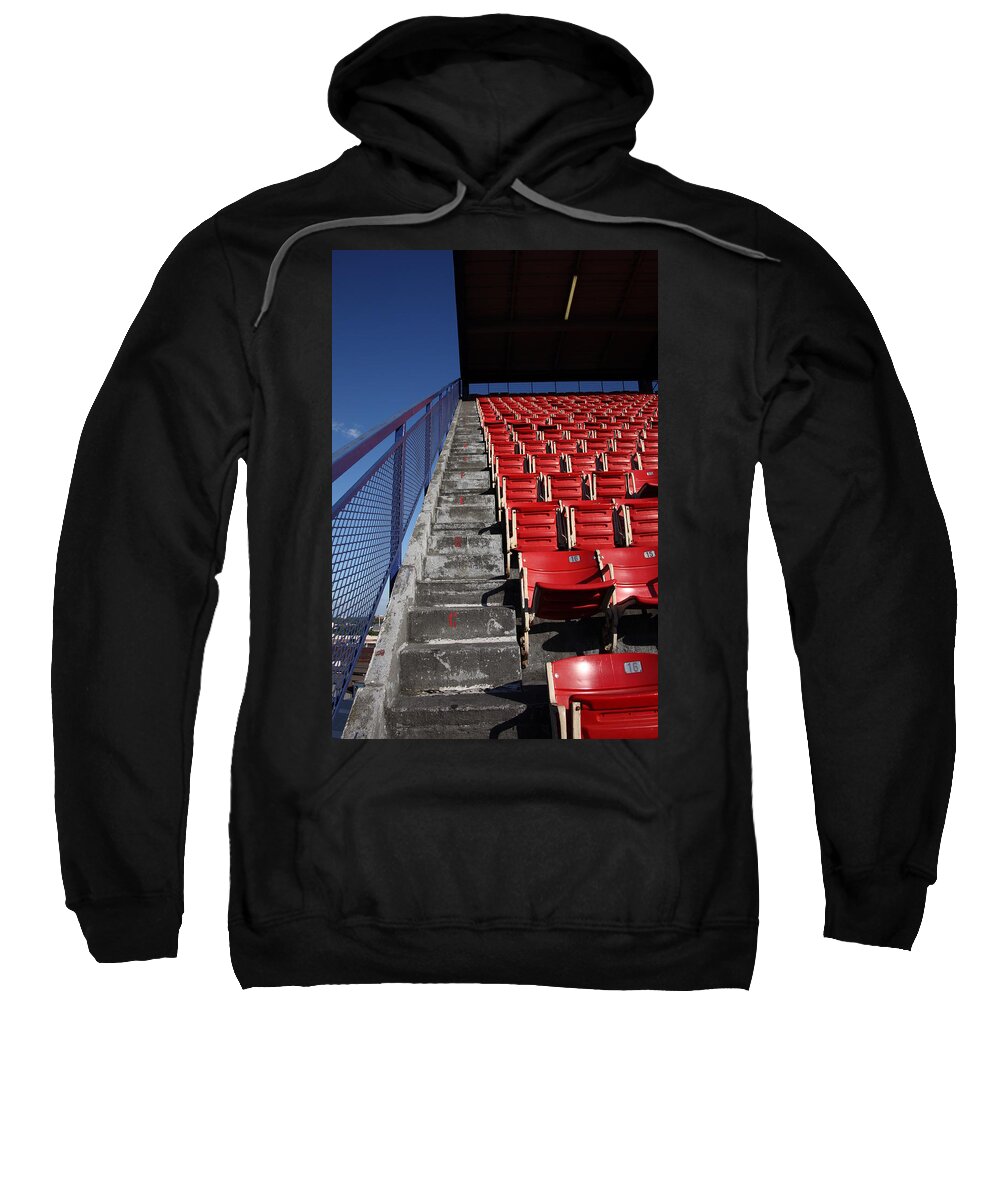 Altitude Sweatshirt featuring the photograph Nosebleeds by Frank Romeo