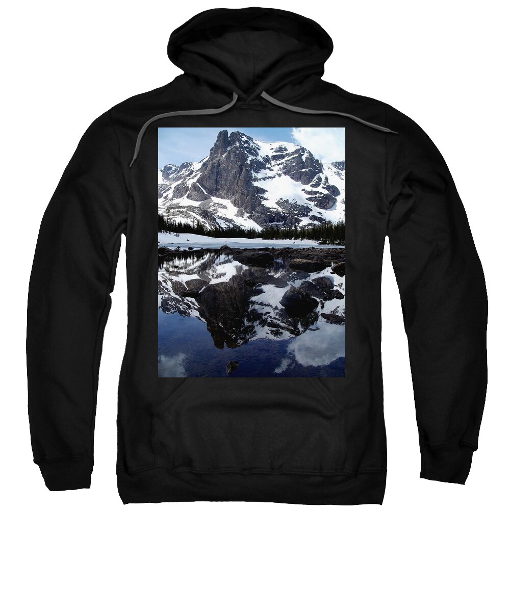 Tranquil Sweatshirt featuring the photograph Notchtop Reflection by Tranquil Light Photography