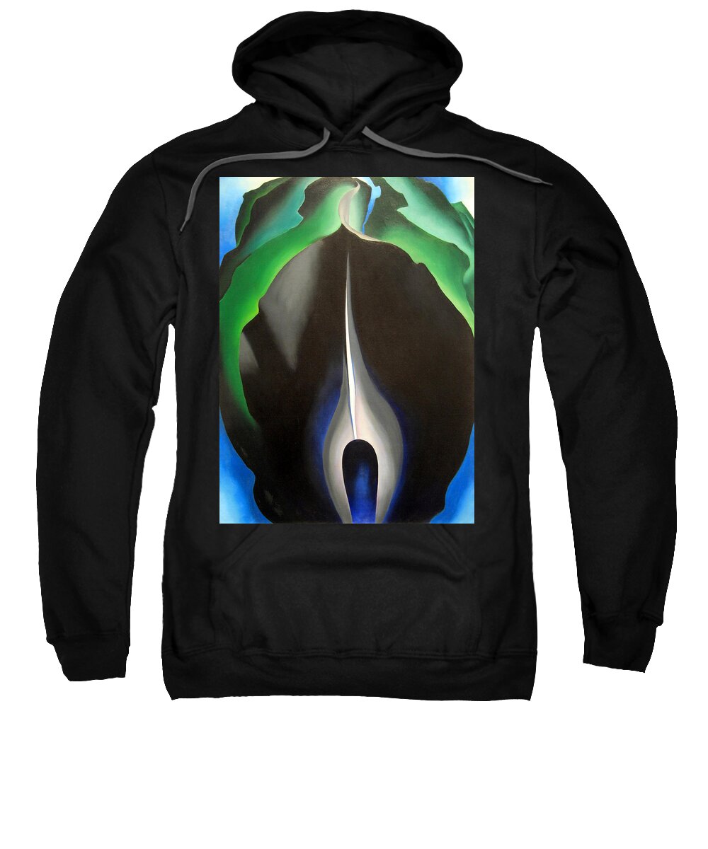 Jack In The Pulpit Sweatshirt featuring the photograph O'Keeffe's Jack In The Pulpit No. V by Cora Wandel