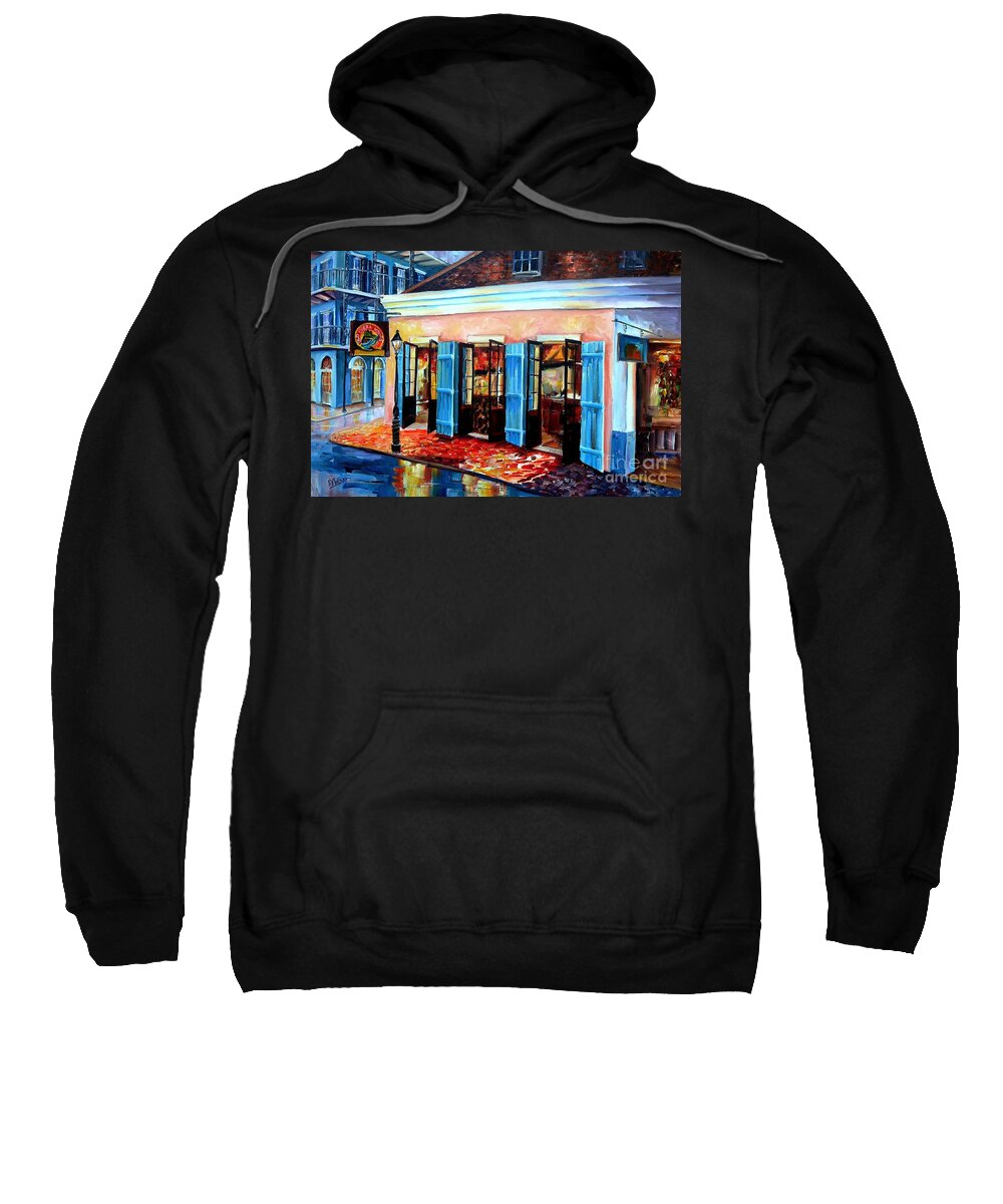 New Orleans Sweatshirt featuring the painting Old Opera House-New Orleans by Diane Millsap