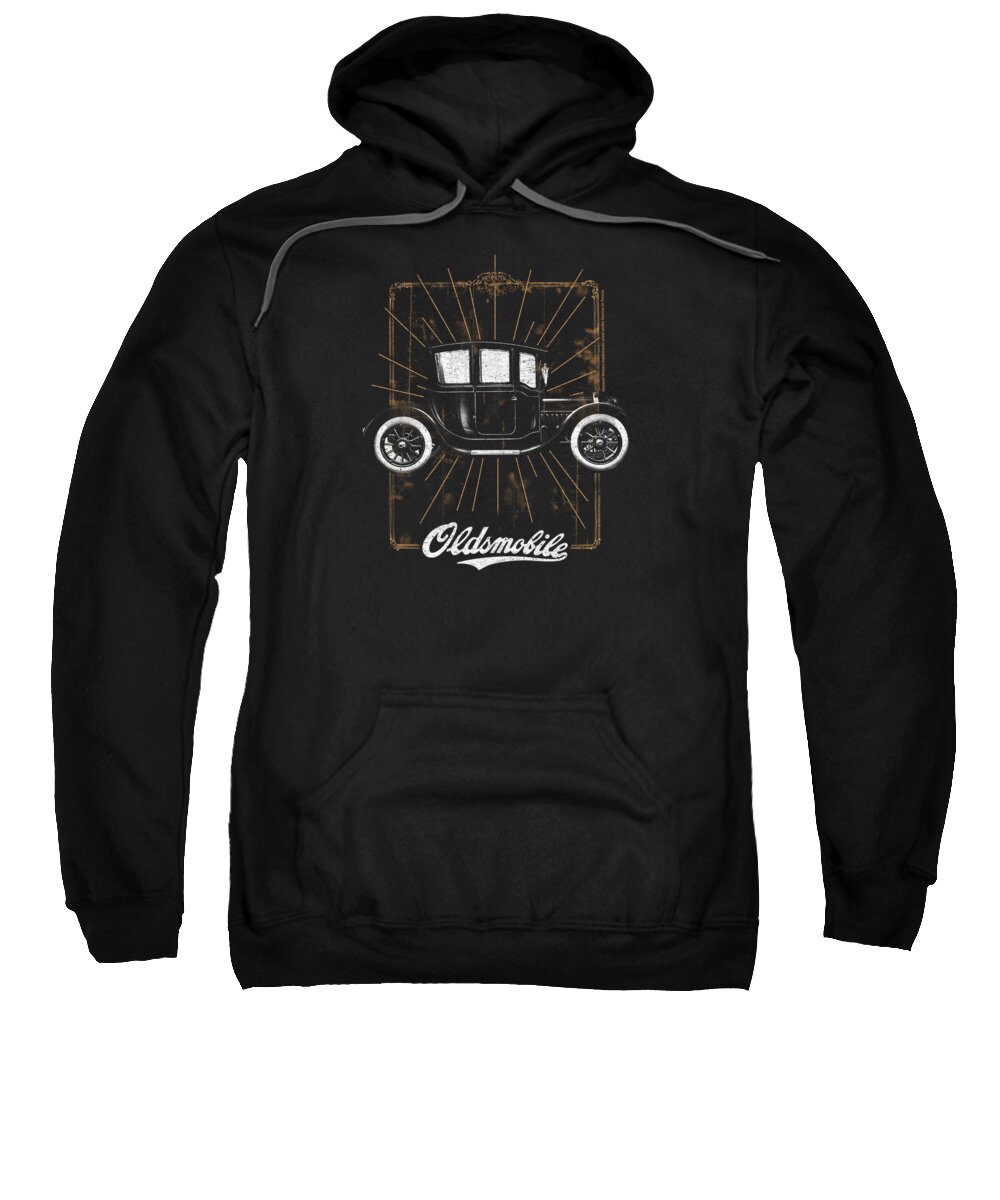  Sweatshirt featuring the digital art Oldsmobile - 1912 Defender by Brand A