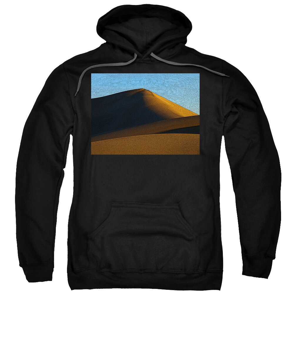 Dunes Sweatshirt featuring the photograph Only Mad Dogs and Englishmen by Joe Schofield