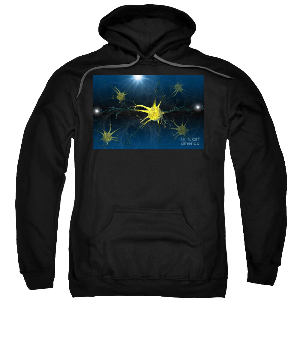 Optogenetics Sweatshirt featuring the photograph Optogenetics, Illustration by Carol and Mike Werner
