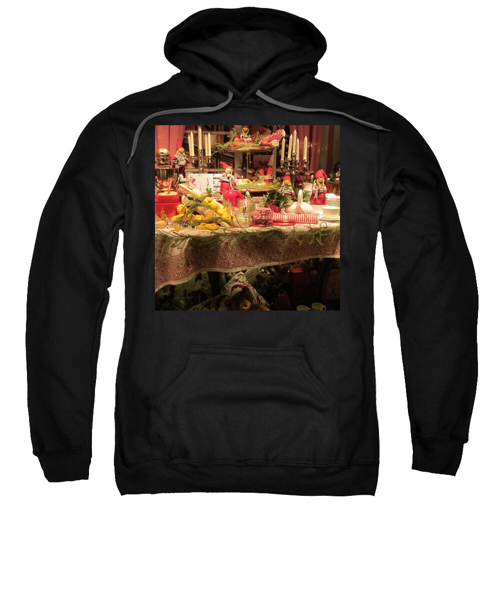 Christmas Blingbling Christmas Sweatshirt featuring the photograph Overdecorated by Rosita Larsson
