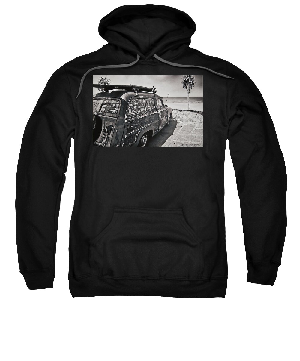 Transportation Sweatshirt featuring the photograph Paradise Beach by Larry Butterworth