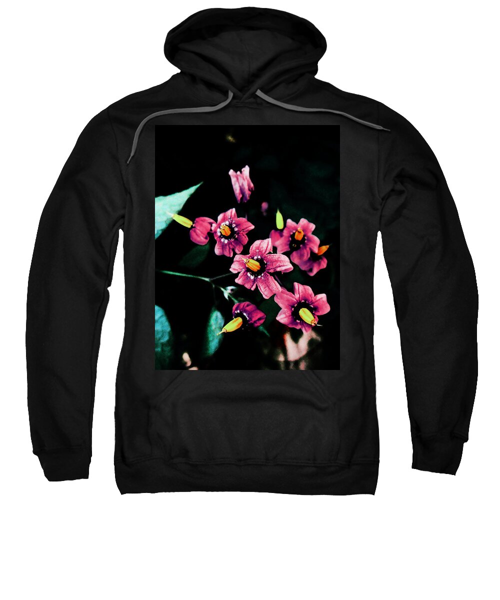 Flower Sweatshirt featuring the photograph Quietly Blooming by Zinvolle Art