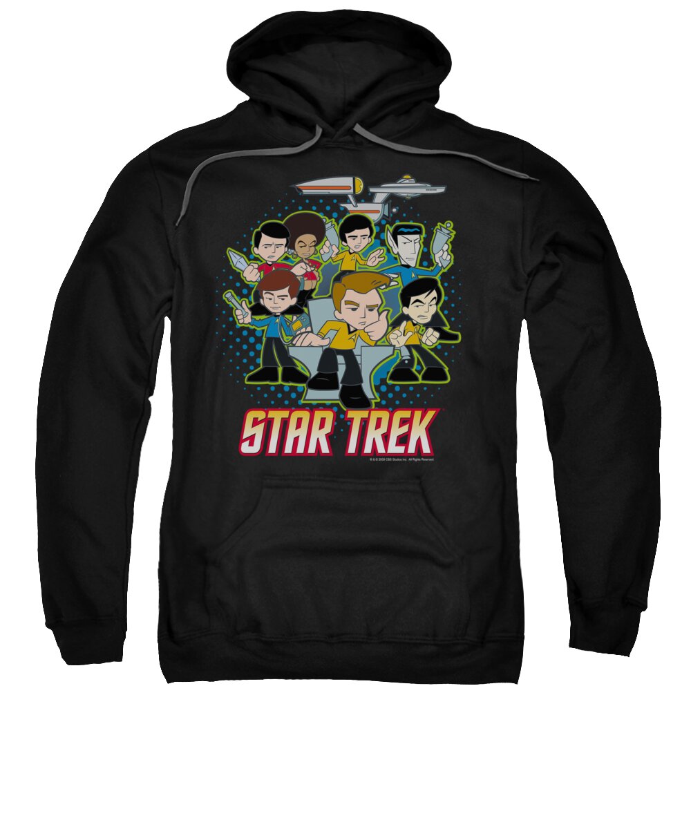 Star Trek Sweatshirt featuring the digital art Quogs - Quogs Collage by Brand A