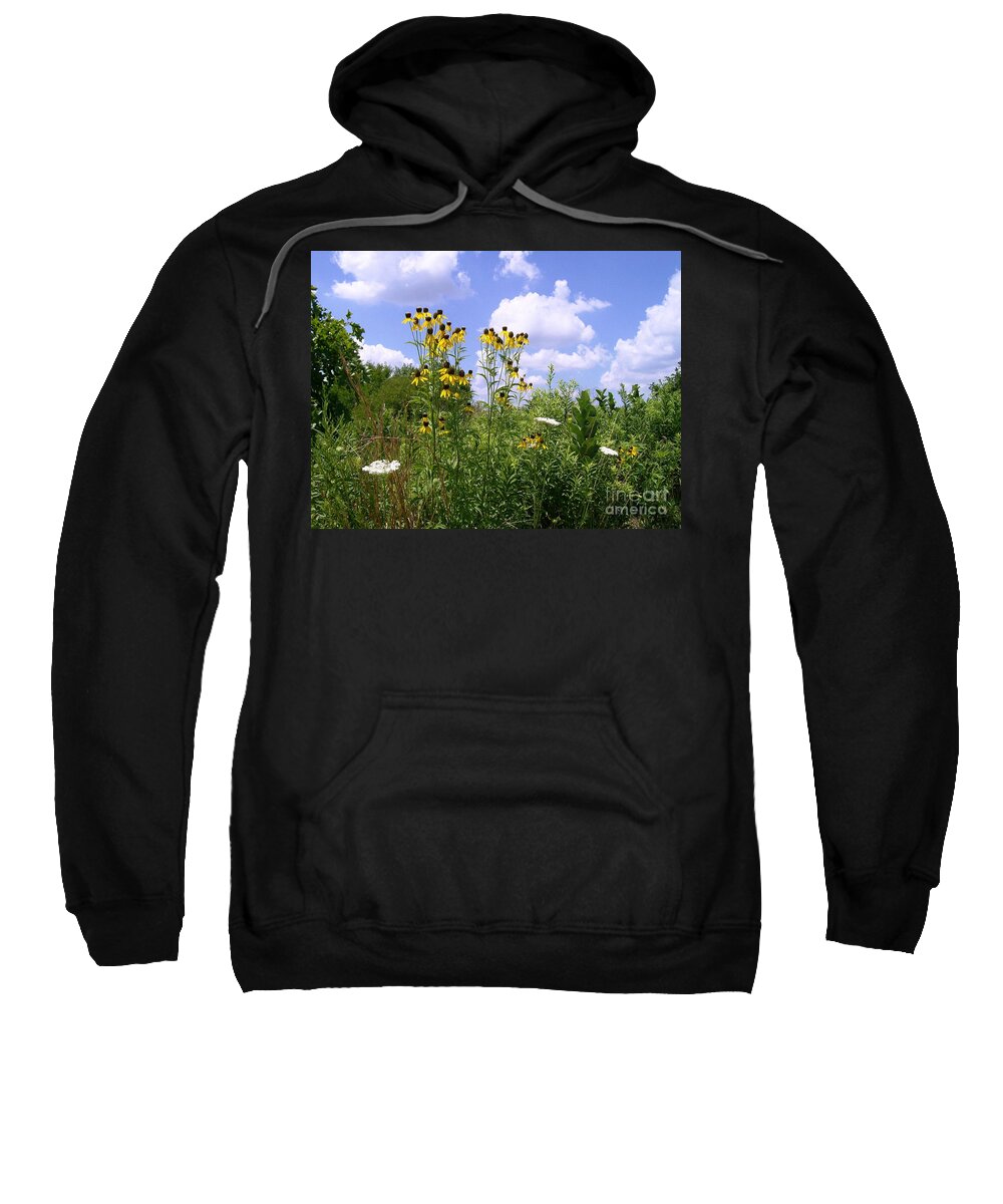 Black Sweatshirt featuring the photograph Reach for the Sky by Laurie Eve Loftin