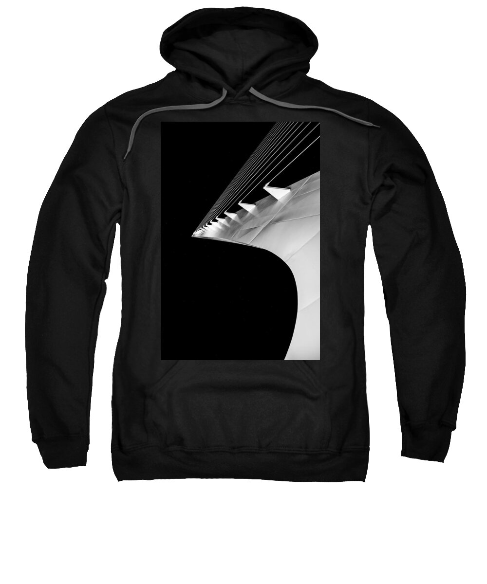 Sundial Sweatshirt featuring the photograph Reading a Sundial at Midnight by Alex Lapidus