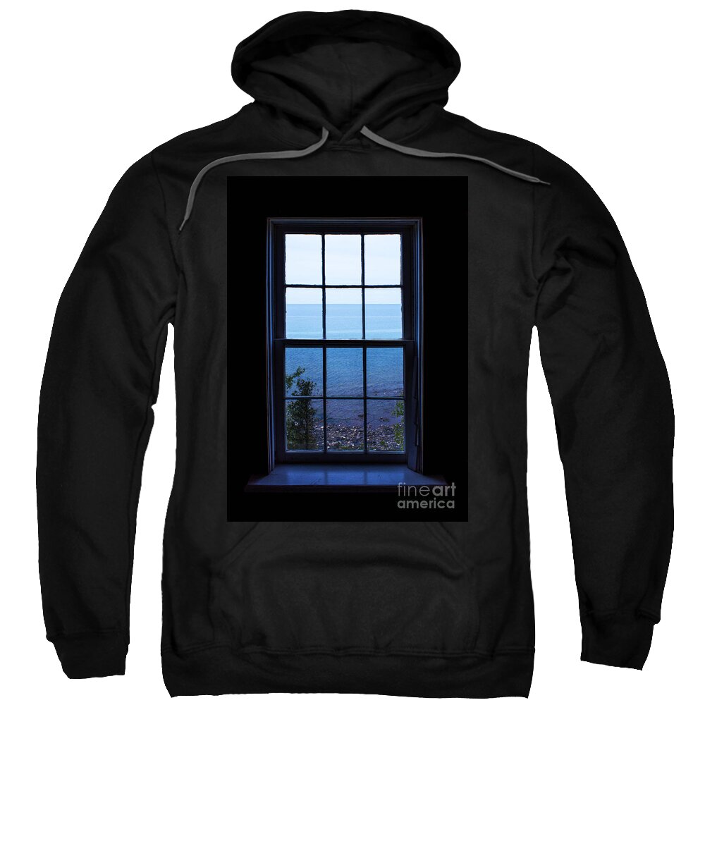 Window Sweatshirt featuring the photograph Remote by Barbara McMahon