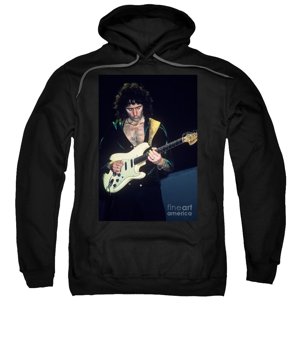 Ritchie Blackmore Sweatshirt featuring the photograph Ritchie Blackmore by David Plastik
