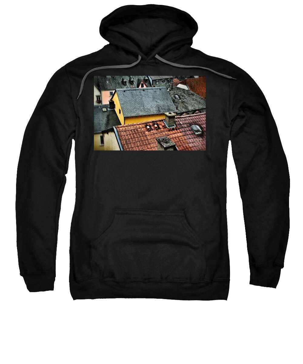 Roofs Sweatshirt featuring the photograph Rooftops by Nick Biemans