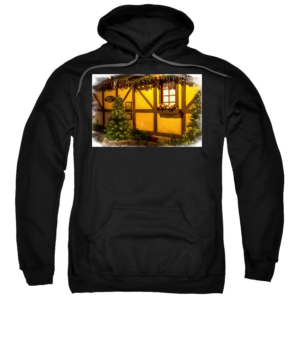 Santa Sweatshirt featuring the photograph Santa's House by Will Wagner