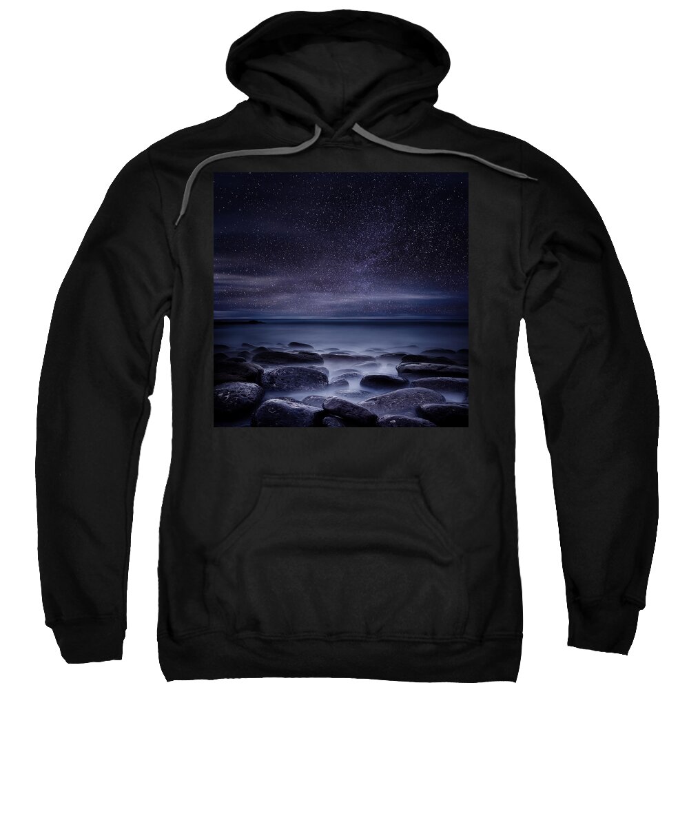Night Sweatshirt featuring the photograph Shining in darkness by Jorge Maia