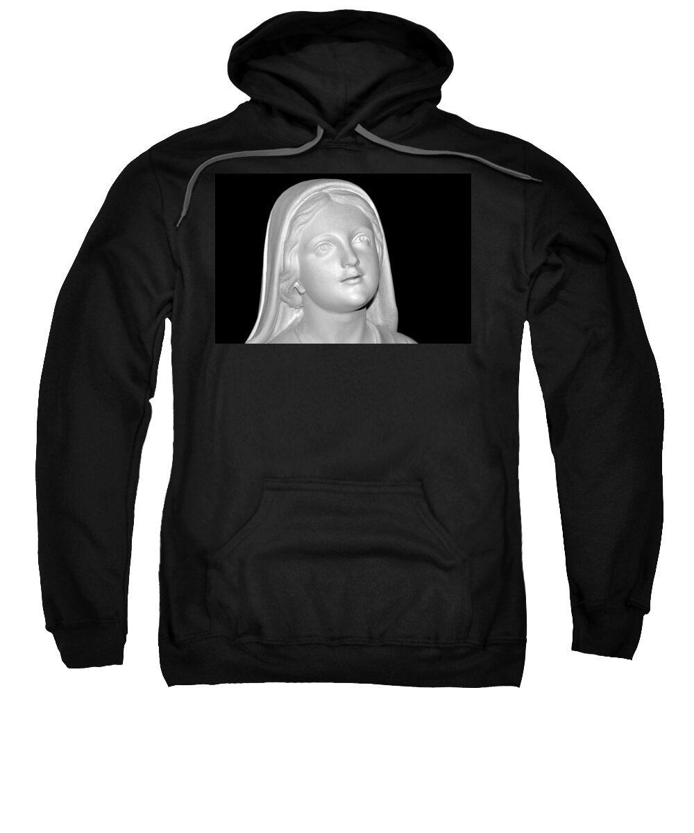 Black Sweatshirt featuring the photograph Shrine at Franciscan Monastery by Phyllis Meinke