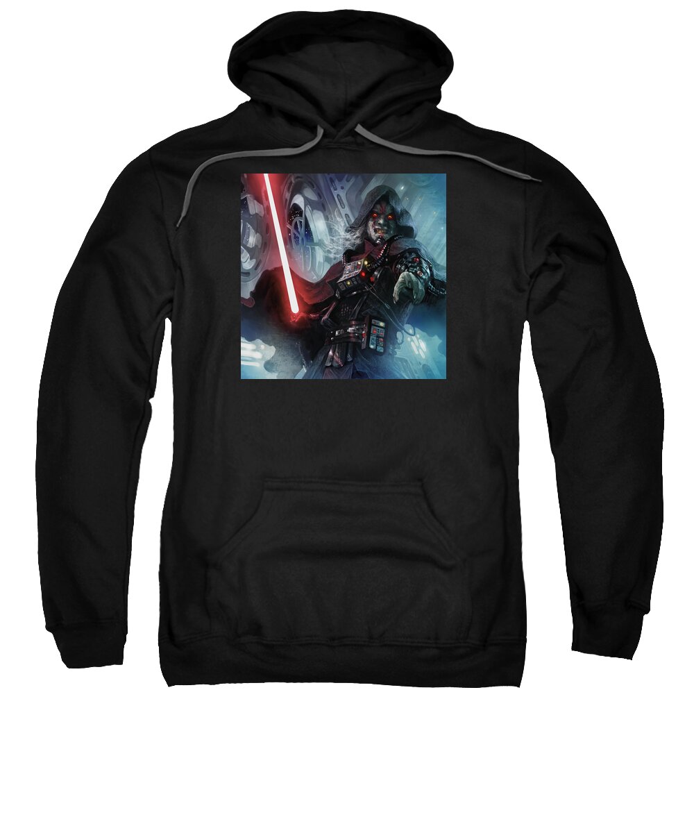 Star Wars Sweatshirt featuring the digital art Sith Cultist by Ryan Barger