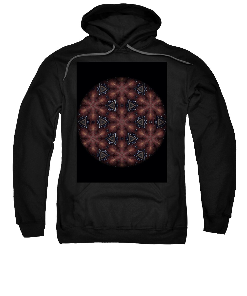 Digital Art Sweatshirt featuring the digital art Star Octopus Mandala by Karen Buford