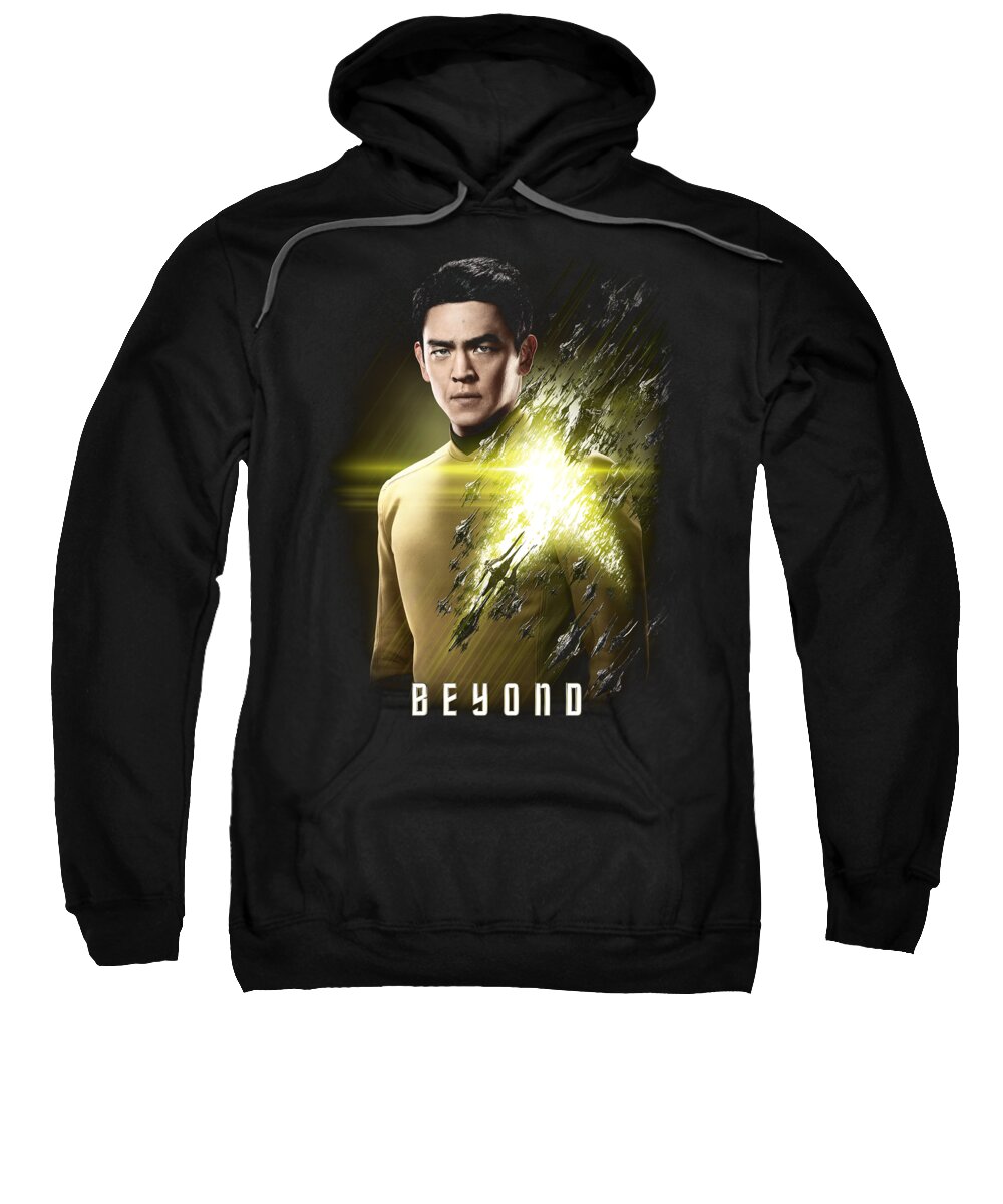  Sweatshirt featuring the digital art Star Trek Beyond - Sulu Poster by Brand A