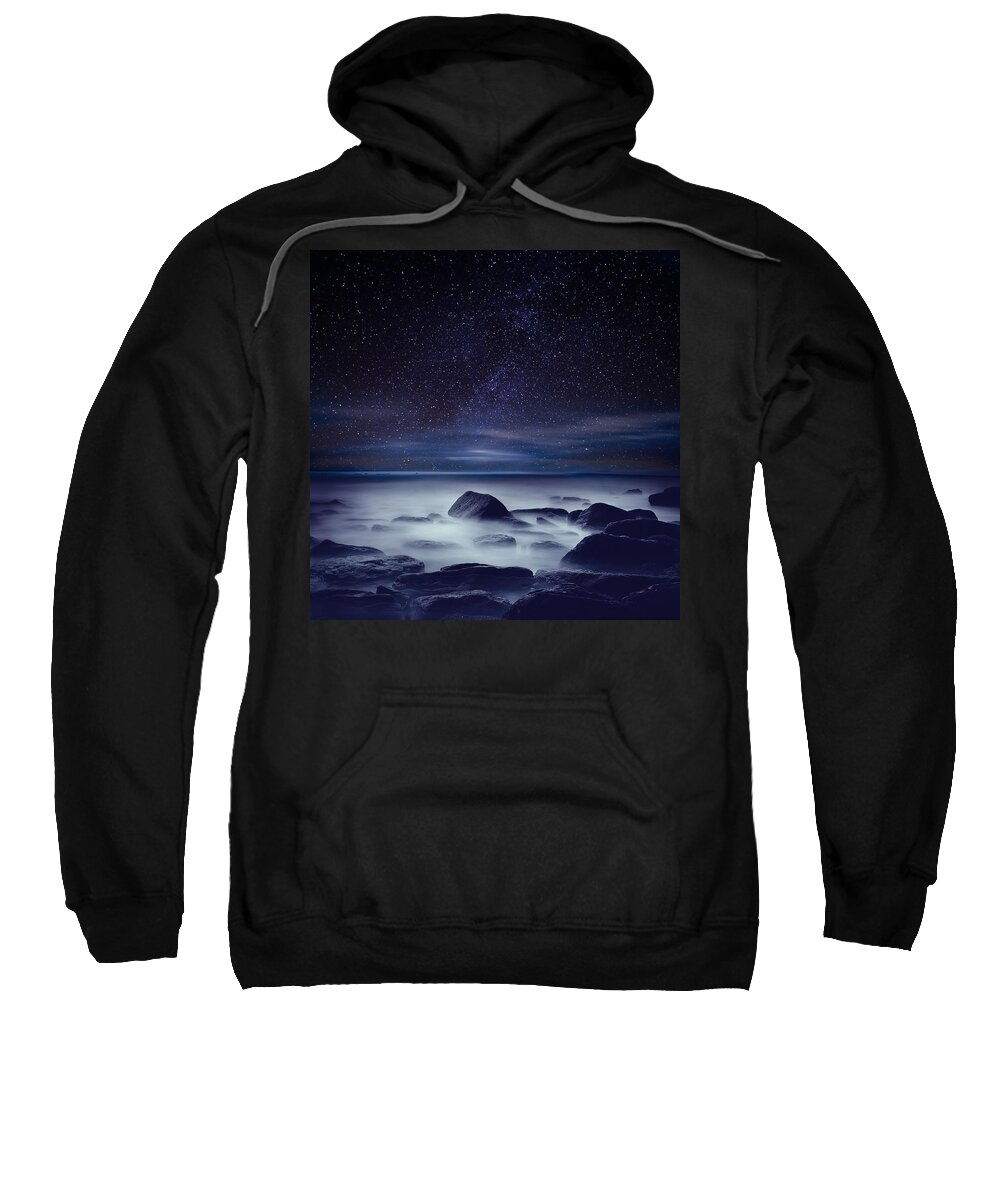 Night Sweatshirt featuring the photograph Starry night by Jorge Maia