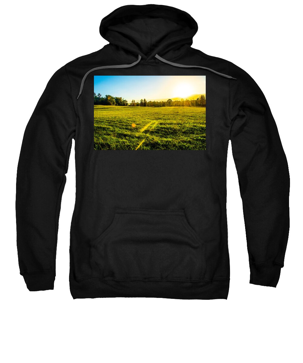 Farm Sweatshirt featuring the photograph Summer Fields by Parker Cunningham