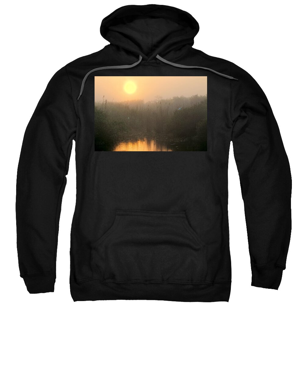Everglades Sweatshirt featuring the photograph Sunrise in the Everglades by Rudy Umans