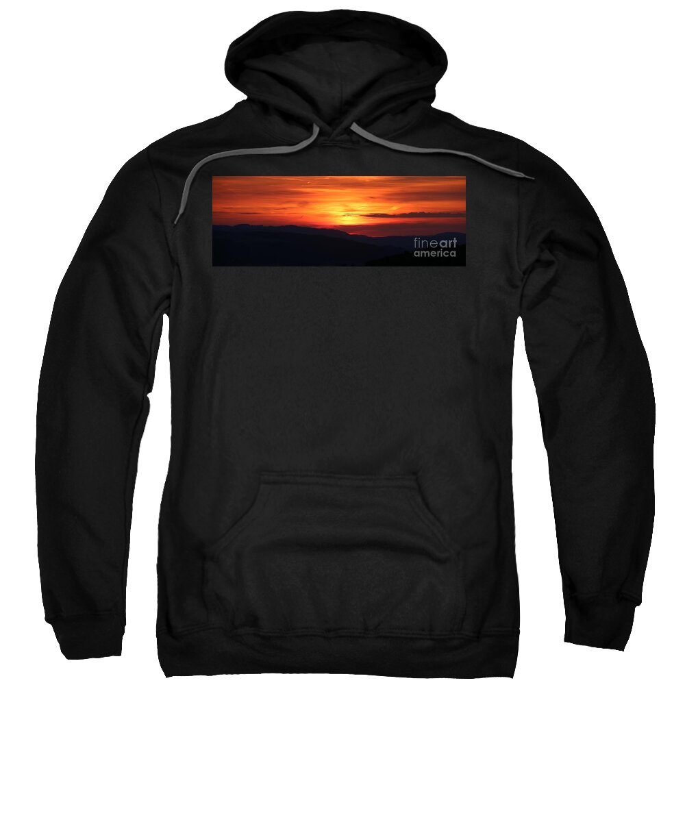 Sunset Sweatshirt featuring the photograph Sunset by Amanda Mohler