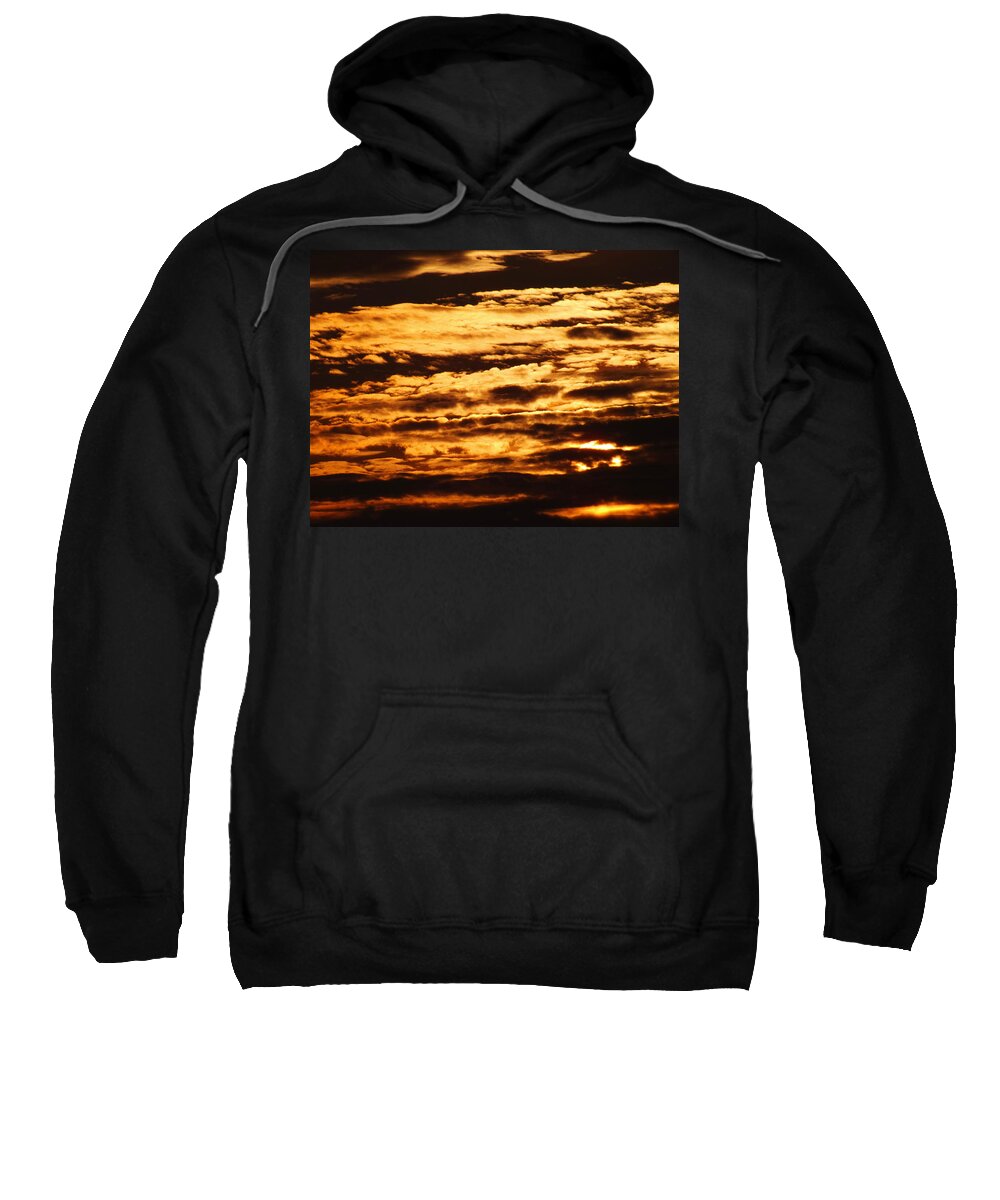 Sunset Sweatshirt featuring the photograph Sunset Clouds by SF Photography