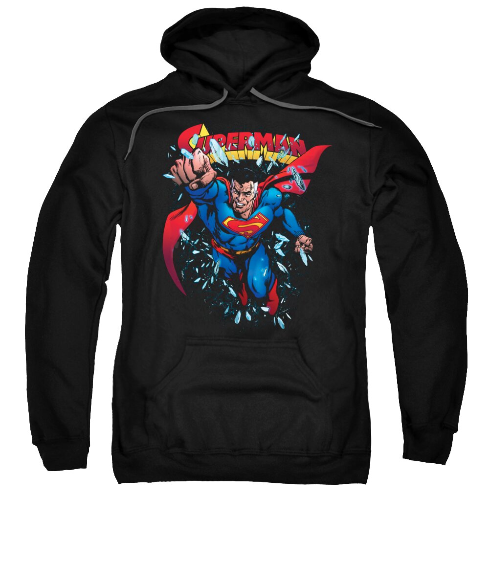  Sweatshirt featuring the digital art Superman - Old Man Kal by Brand A