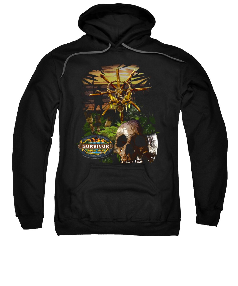  Sweatshirt featuring the digital art Survivor - Jungle by Brand A