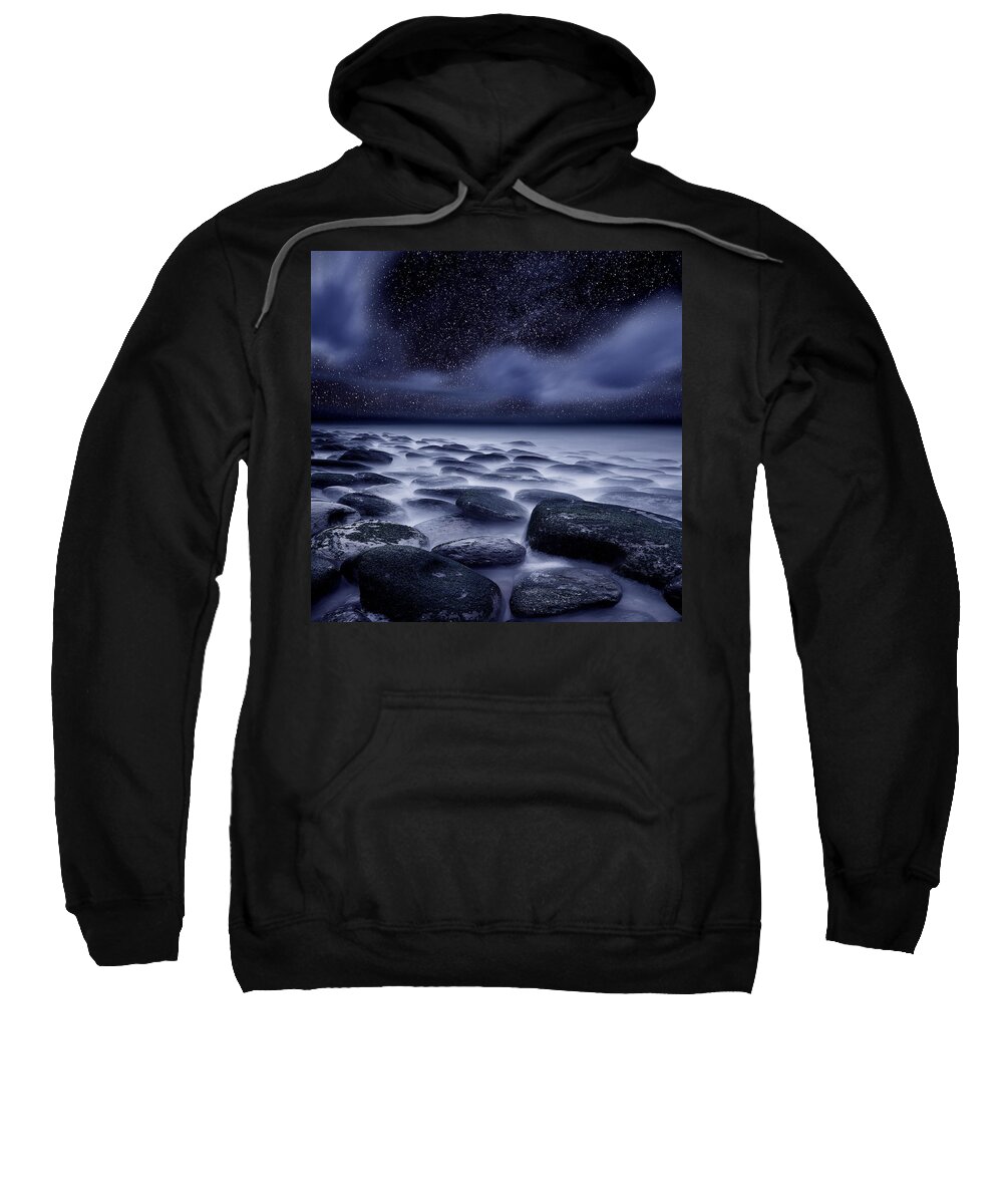 Night Sweatshirt featuring the photograph The Edge of Forever by Jorge Maia
