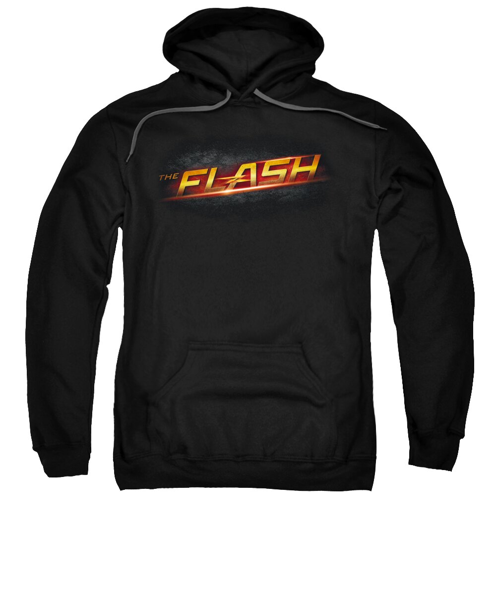  Sweatshirt featuring the digital art The Flash - Logo by Brand A