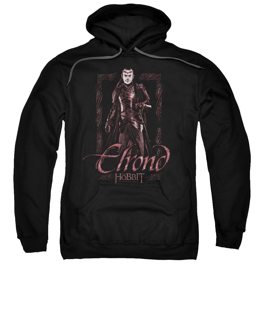  Sweatshirt featuring the digital art The Hobbit - Elrond Stare by Brand A