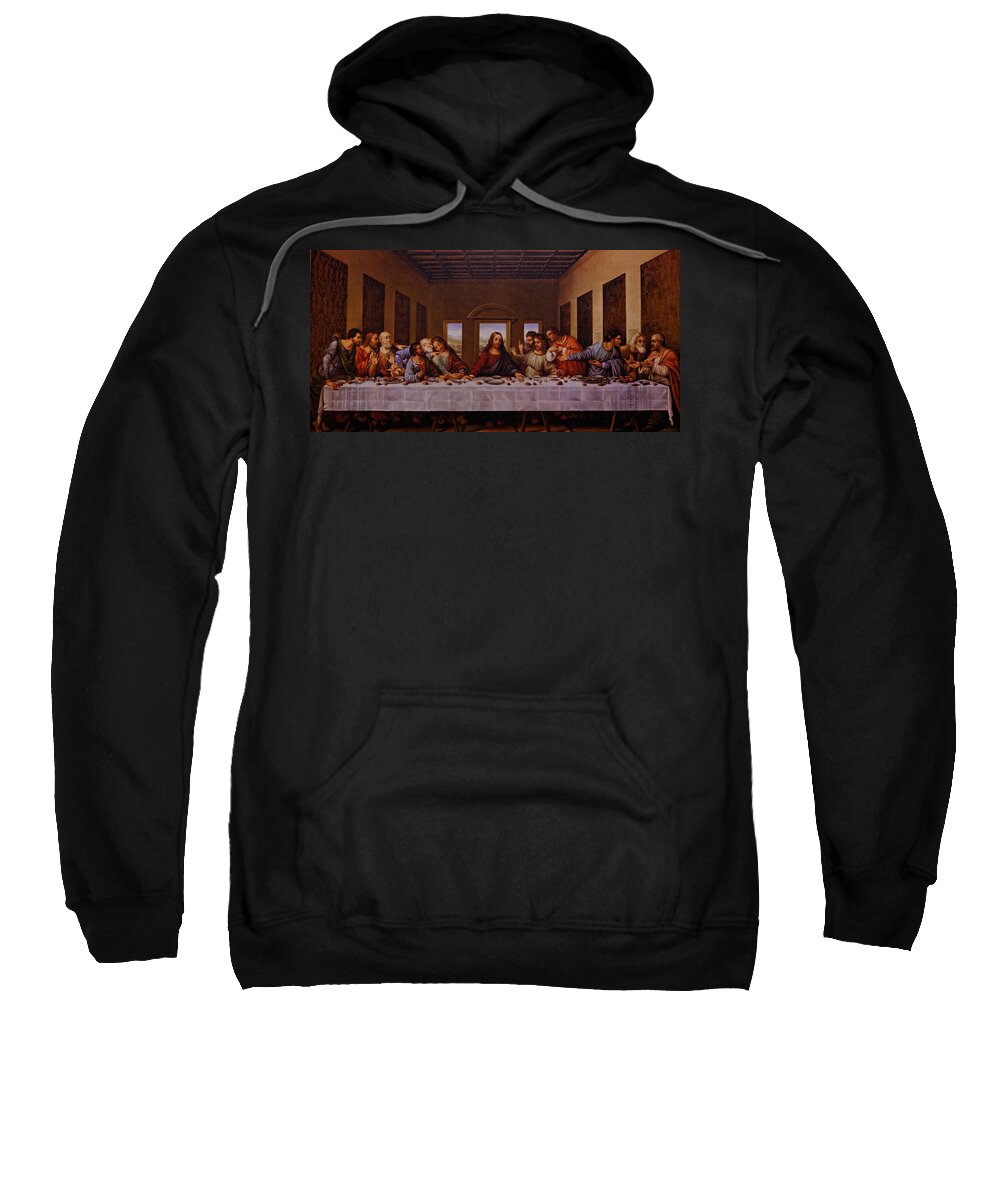 The Last Supper Sweatshirt featuring the photograph The Last Supper by Jonathan Davison
