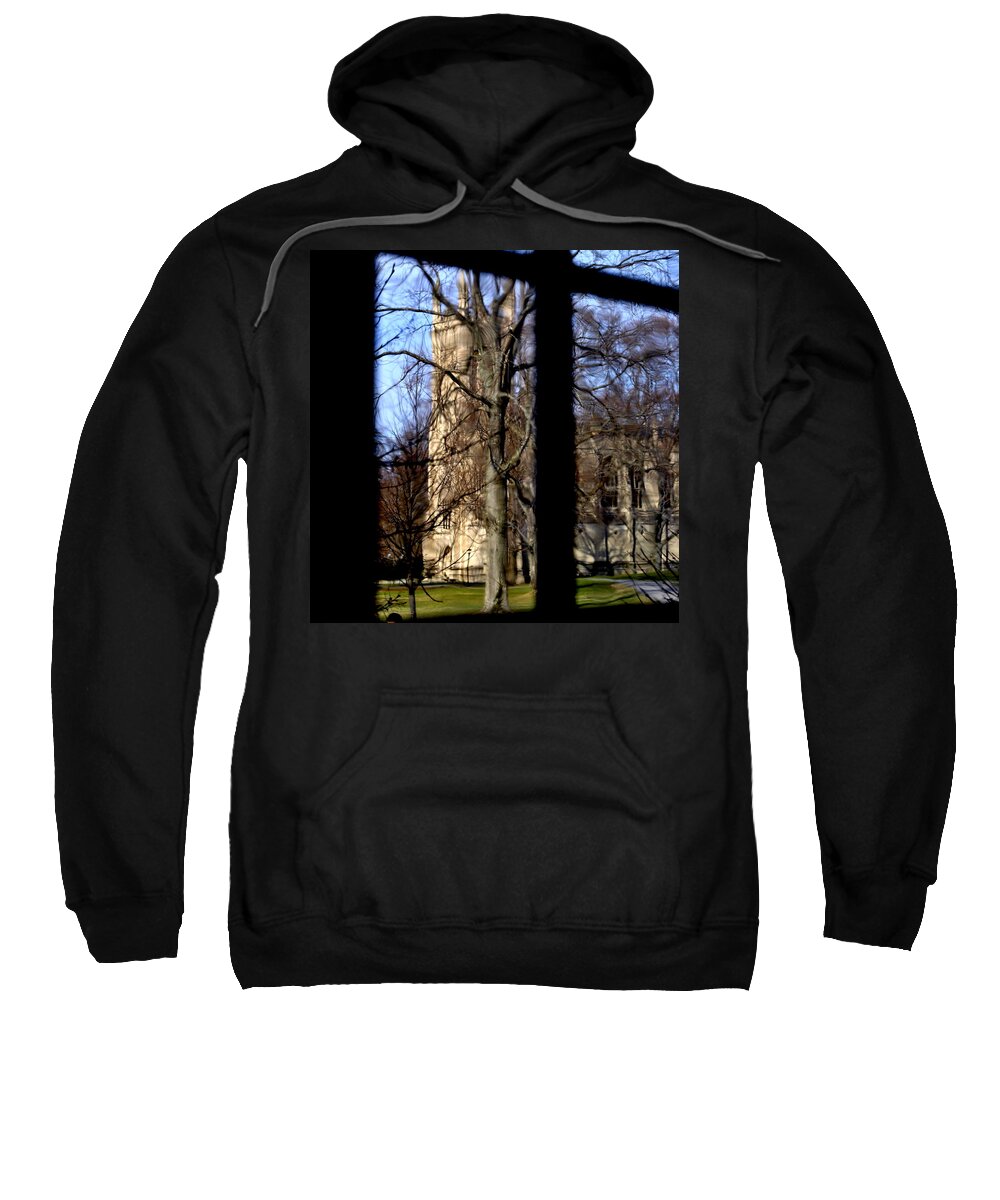 Groton School Sweatshirt featuring the photograph Throgh the window by Marysue Ryan