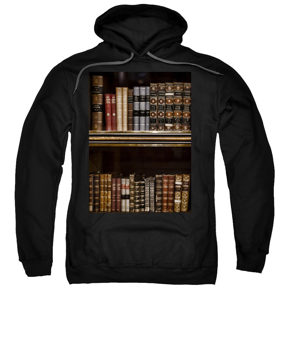 Book Sweatshirt featuring the photograph Tomes by Heather Applegate