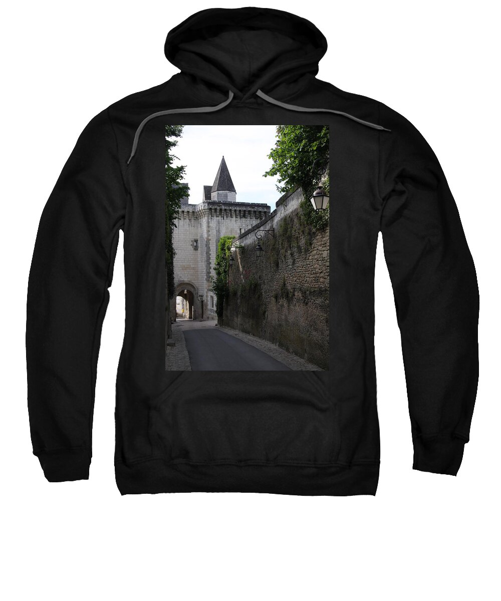 Town Gate Sweatshirt featuring the photograph Town Gate - Loches - France by Christiane Schulze Art And Photography