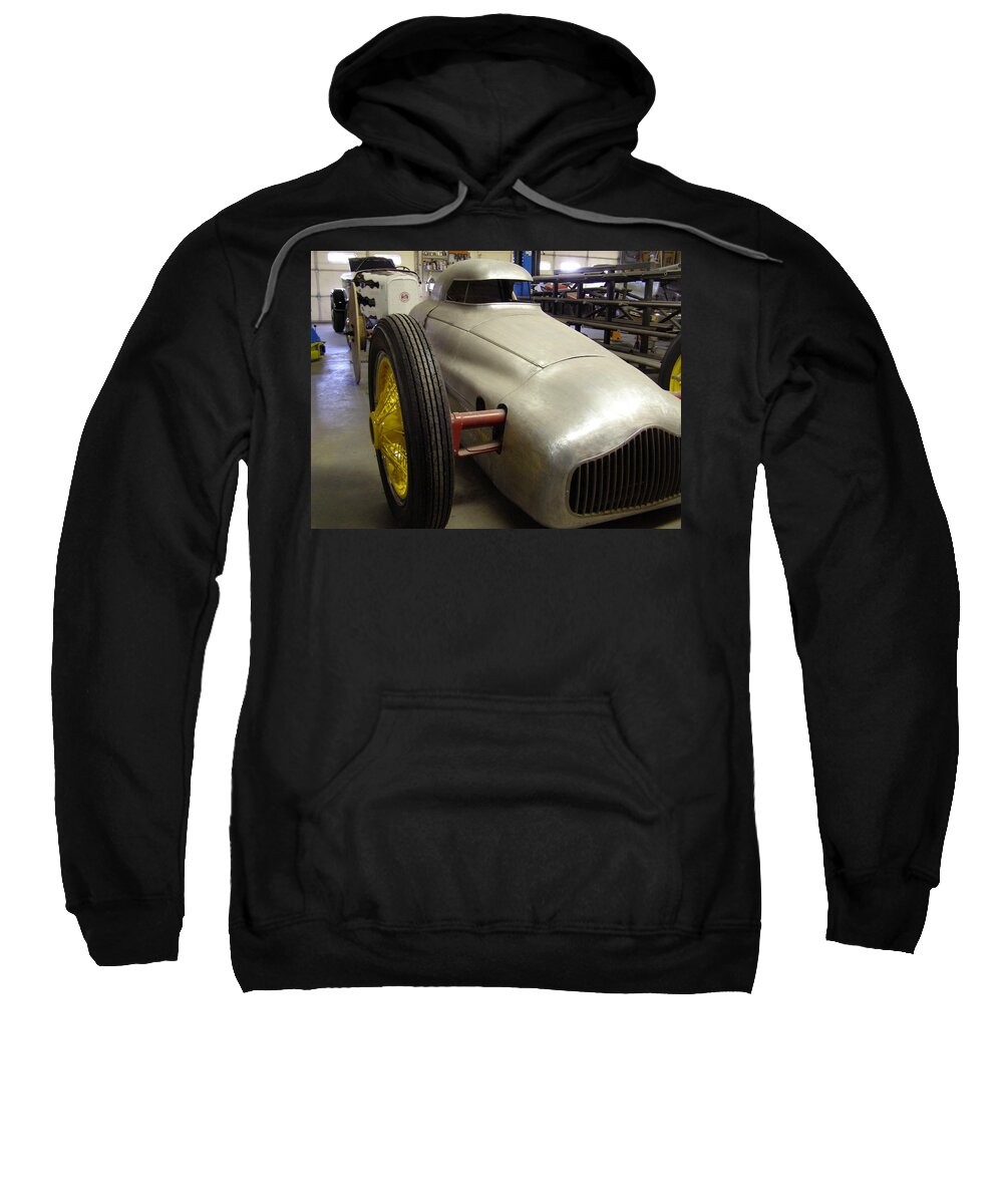 Hot Rod History Sweatshirt featuring the photograph Two from History by Alan Johnson