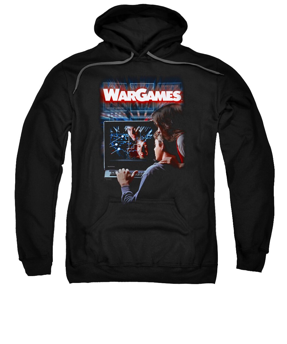 Movie Poster Sweatshirt featuring the digital art Wargames - Poster by Brand A