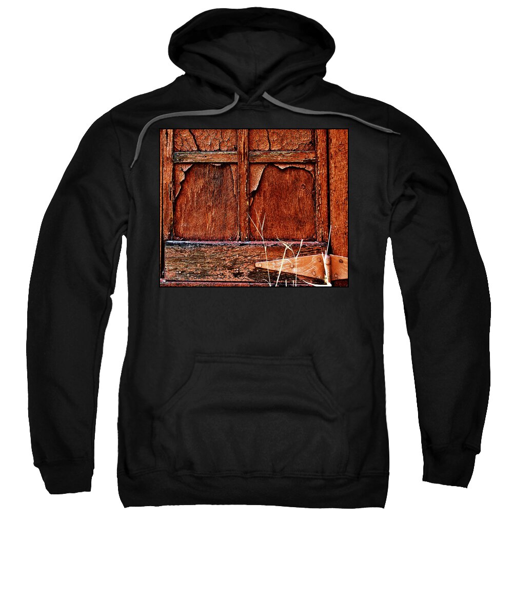 Old Building Sweatshirt featuring the photograph Weathered by Susan Kinney